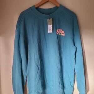 Goodfellow & Co Mens Relaxed Pullover Sweatshirt Palm Springs Pool Club Size S